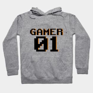 01 Gamer - Back Hoodie